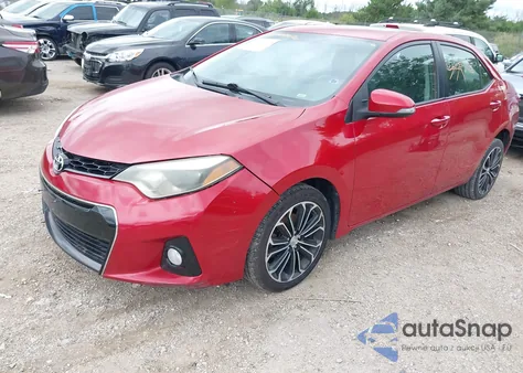 2015 Toyota Corolla S Plus z USA, uszkodzony, nr VIN 2T1BURHE1FC440275
